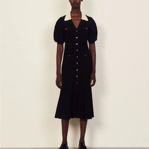 Sandro: Long knitted dress XL
